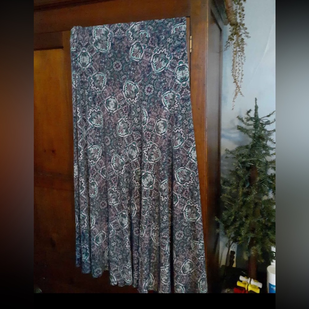 Floral Patterned Women's Skirt